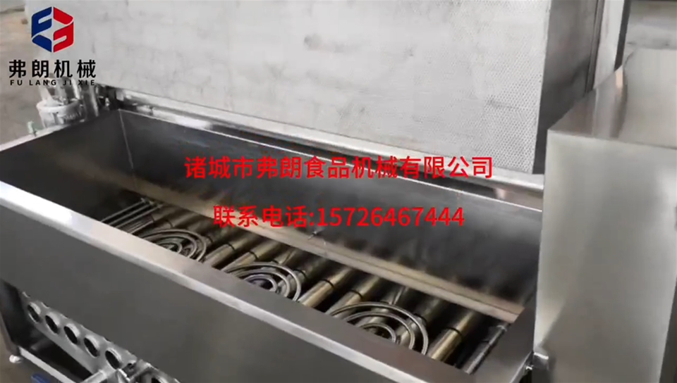 小型油炸机车间试机