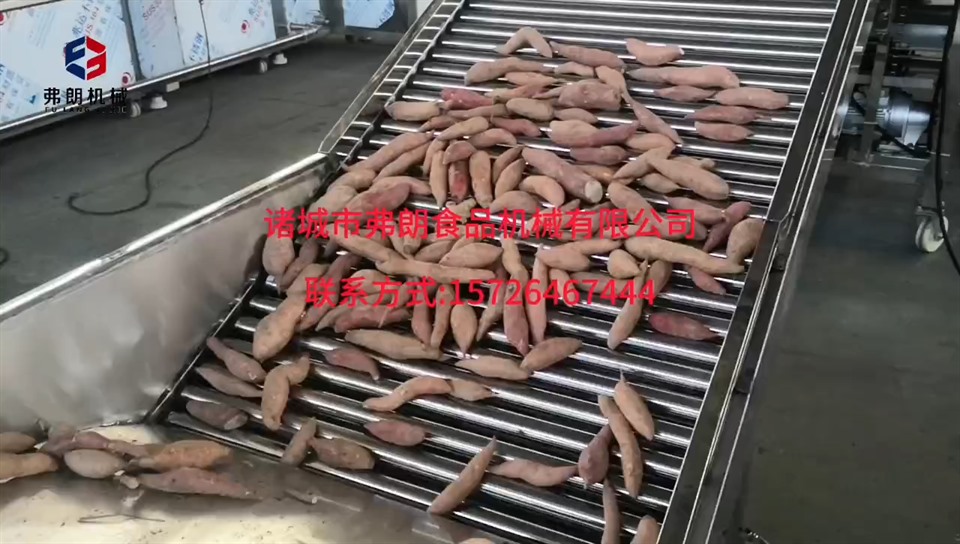 Sweet potato classification locomotive test machine